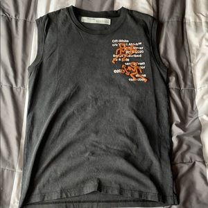 Off White “Main Label” Sleeveless Tee
